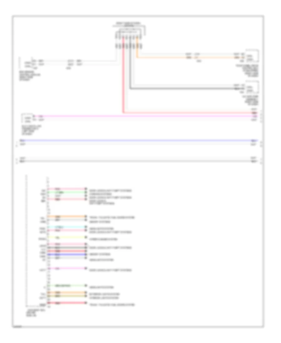 Body ECU Wiring Diagram (2 of 3) for Toyota Sequoia SR5 2011