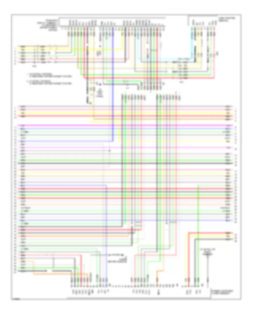 Radio Wiring Diagram with Navigation with Separate Amplifier 3 of 4 for Toyota Sequoia SR5 2011