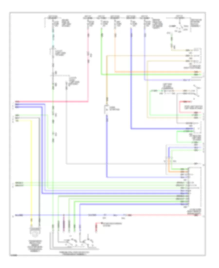 5.7L, AT Wiring Diagram (2 of 3) for Toyota Sequoia SR5 2011