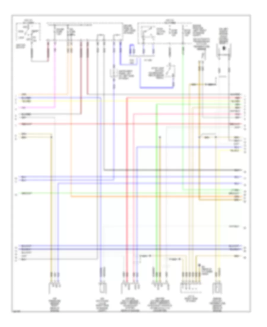 2.7L, Engine Performance Wiring Diagram (4 of 5) for Toyota Tacoma 2007
