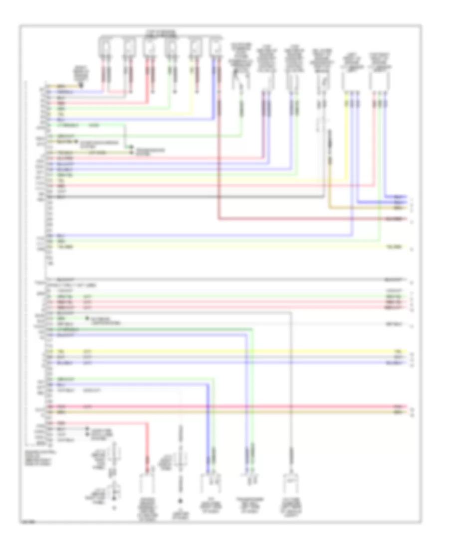4.0L, Engine Performance Wiring Diagram (1 of 6) for Toyota Tacoma 2007