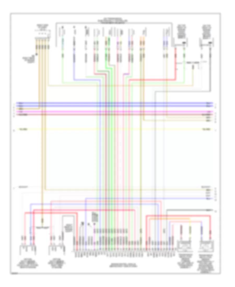 4.0L, Engine Performance Wiring Diagram (3 of 6) for Toyota Tacoma 2007