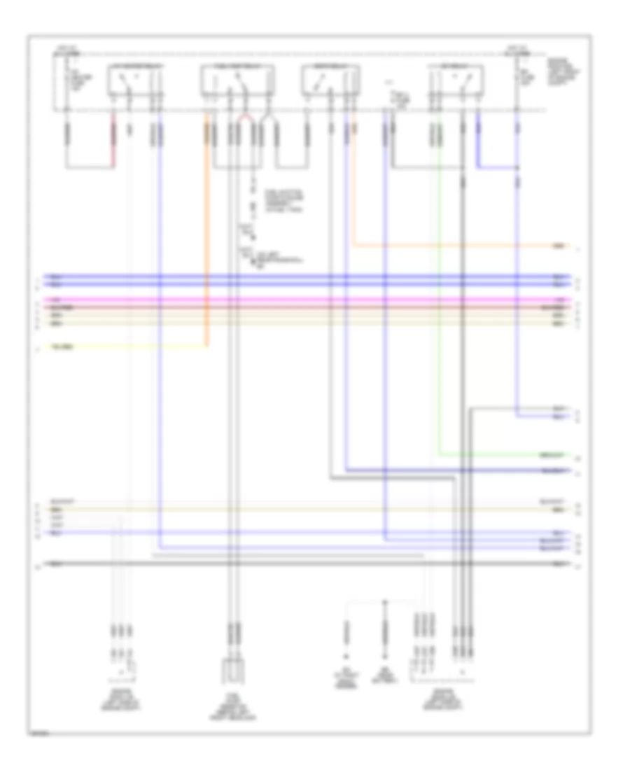 4.0L, Engine Performance Wiring Diagram (4 of 6) for Toyota Tacoma 2007