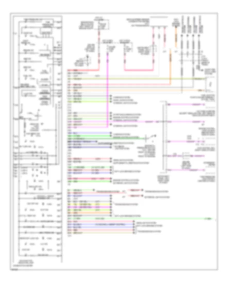 Instrument Cluster Wiring Diagram (1 of 2) for Toyota Tacoma 2007
