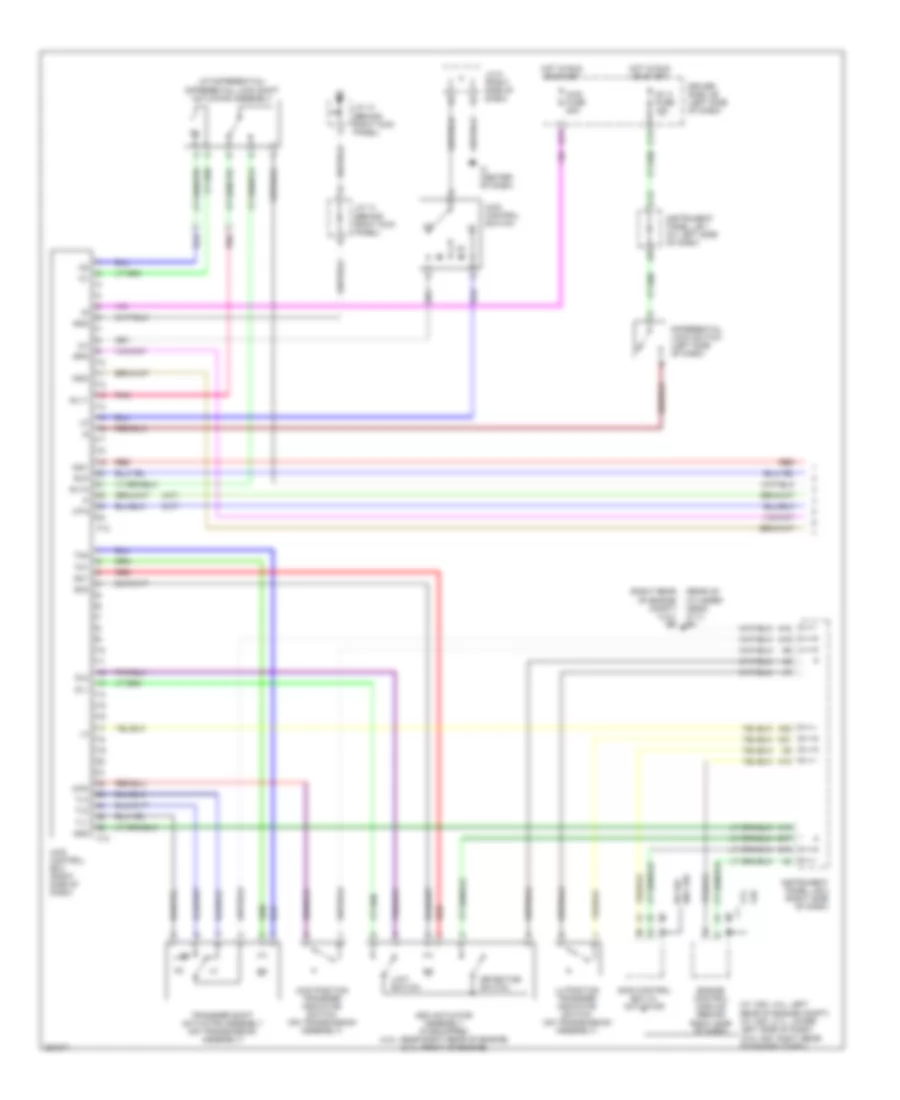 4WD Wiring Diagram 1 of 2 for Toyota Tacoma 2007
