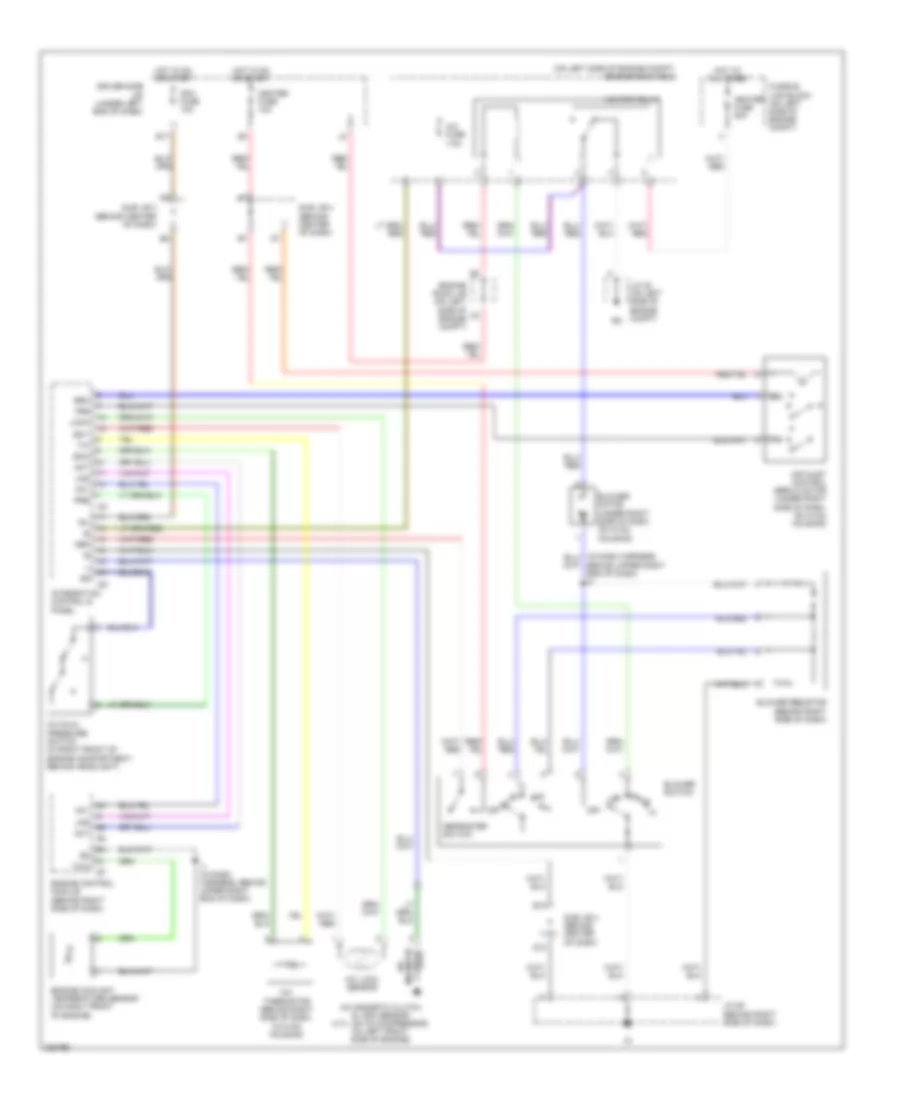 Manual AC Wiring Diagram, Double Cab for Toyota Tundra Limited 2006