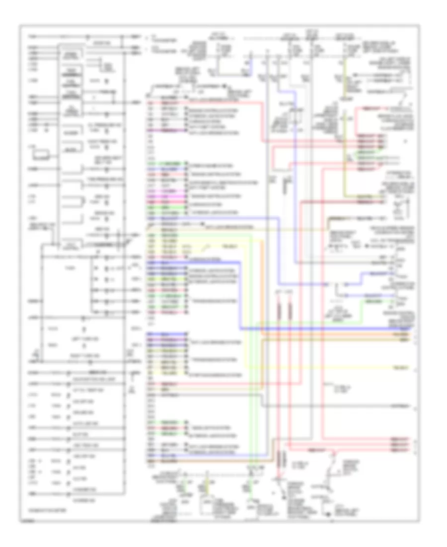 Instrument Cluster Wiring Diagram Access Standard Cab 1 of 2 for Toyota Tundra Limited 2006