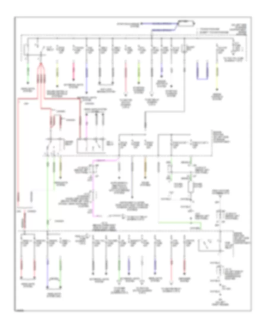 Power Distribution Wiring Diagram Access Standard Cab 1 of 2 for Toyota Tundra Limited 2006