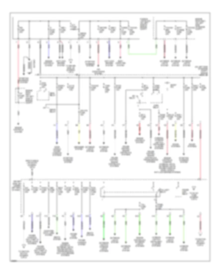Power Distribution Wiring Diagram Double Cab 1 of 2 for Toyota Tundra Limited 2006
