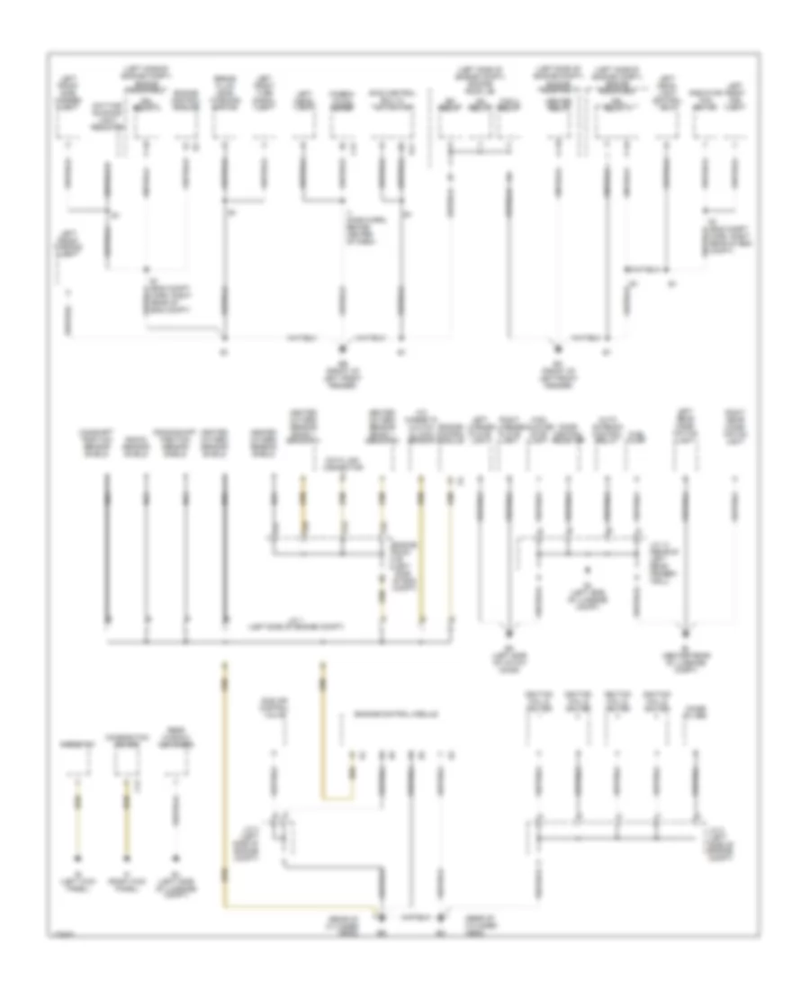 Ground Distribution Wiring Diagram GT 1 of 2 for Toyota Celica GT S 2003