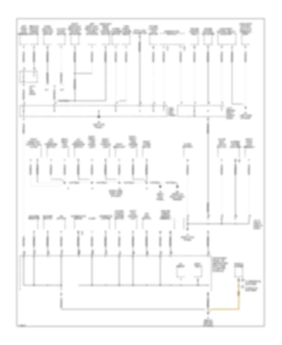 Ground Distribution Wiring Diagram, GT (2 of 2) for Toyota Celica GT-S 2003