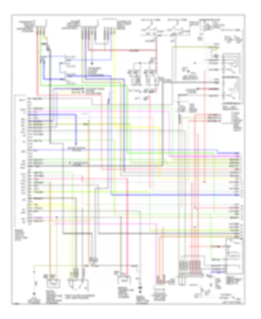 2 4L Engine Performance Wiring Diagrams 1 of 2 for Toyota Tacoma 1995