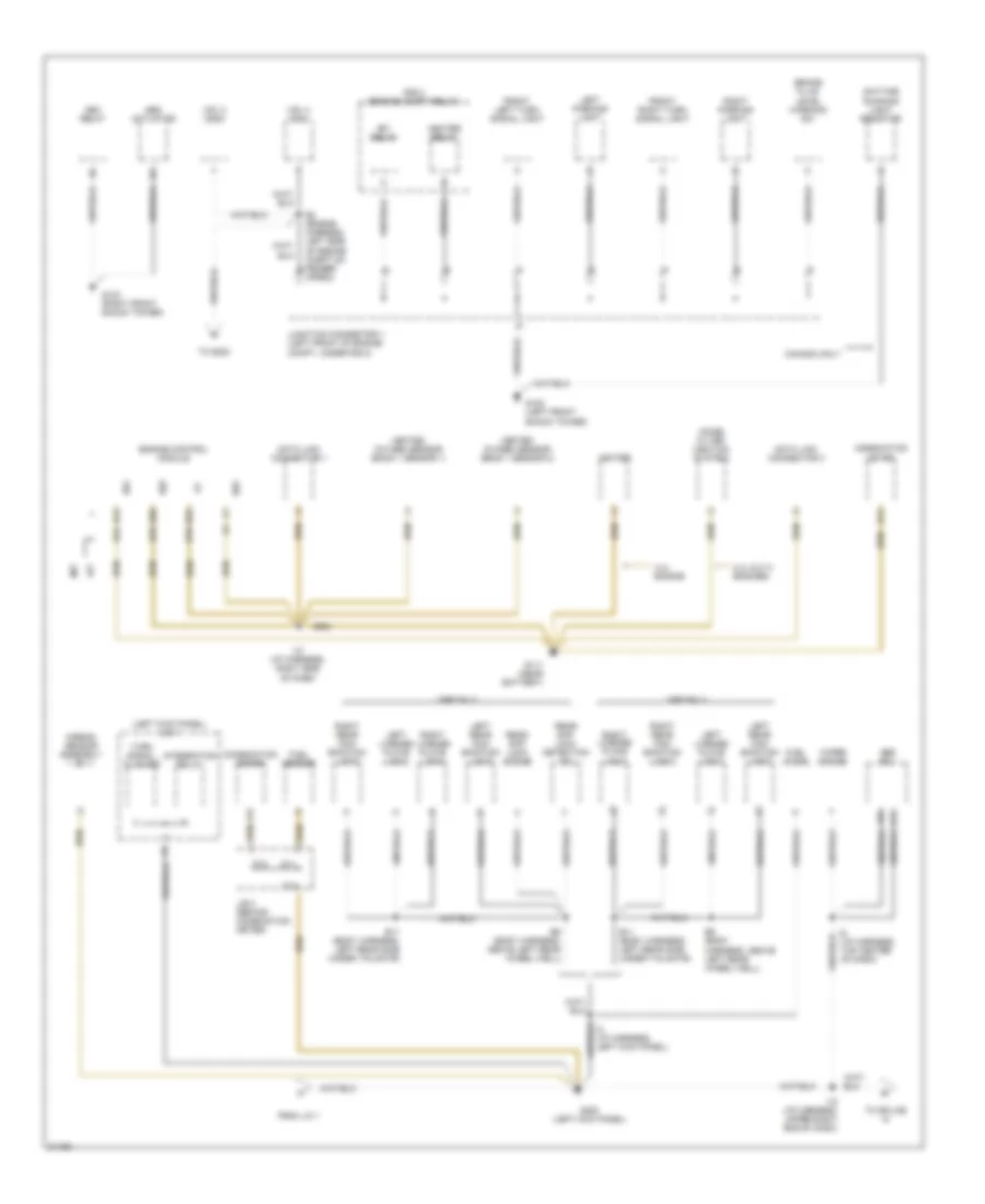 Ground Distribution Wiring Diagram 1 of 2 for Toyota Tacoma 1995
