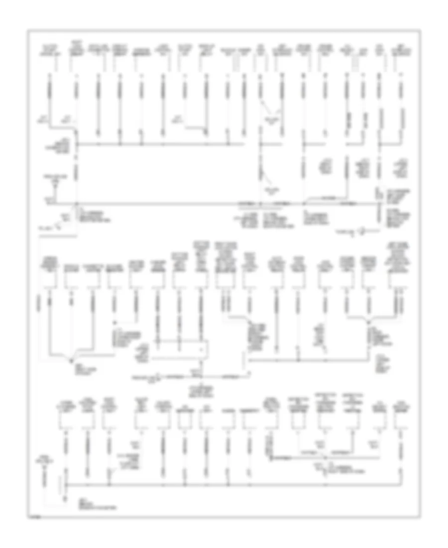 Ground Distribution Wiring Diagram (2 of 2) for Toyota Tacoma 1995