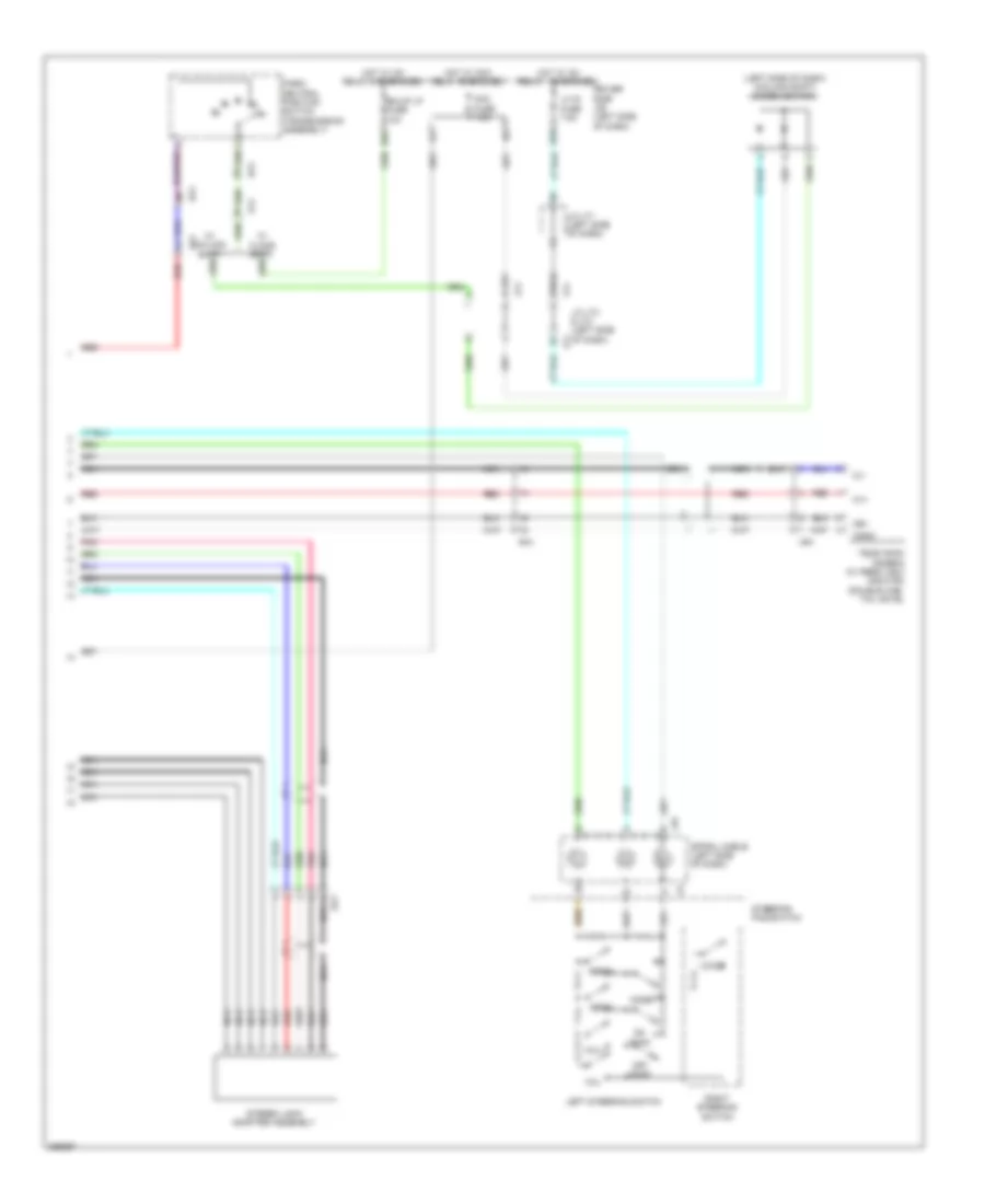 Radio Wiring Diagram with Navigation with Built in Amplifier 2 of 2 for Toyota Tundra Limited 2013