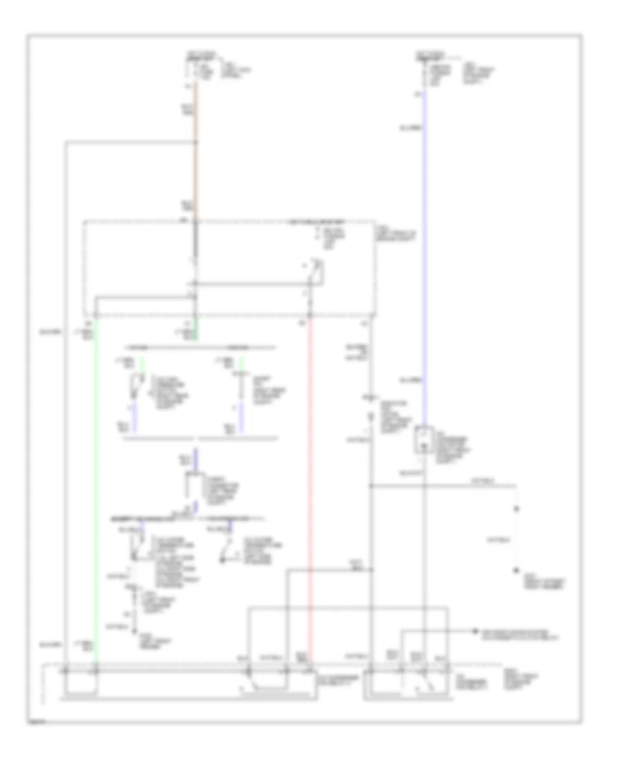 Cooling Fan Wiring Diagram for Toyota Celica ST 1992