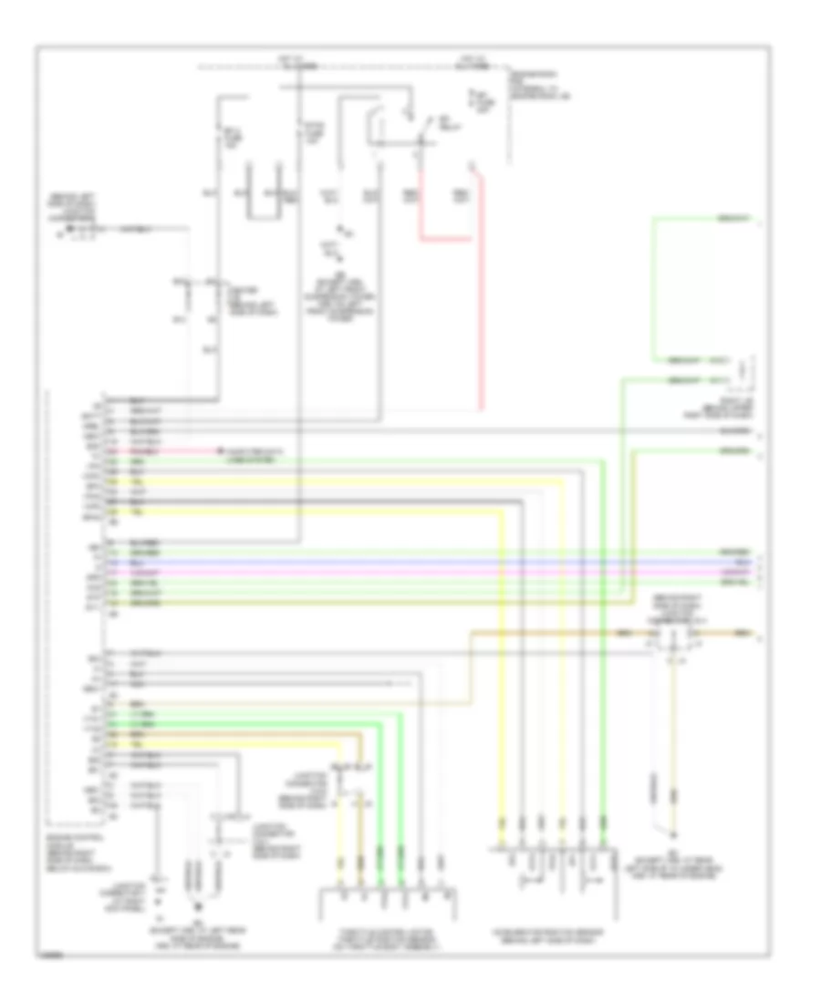 Cruise Control Wiring Diagram XRS 1 of 2 for Toyota Matrix 2005