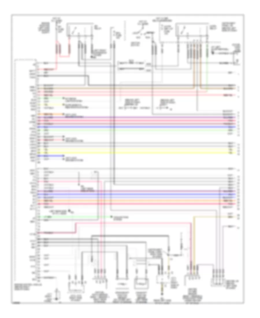 1 8L Engine Performance Wiring Diagram 2WD Except XRS 1 of 4 for Toyota Matrix 2005