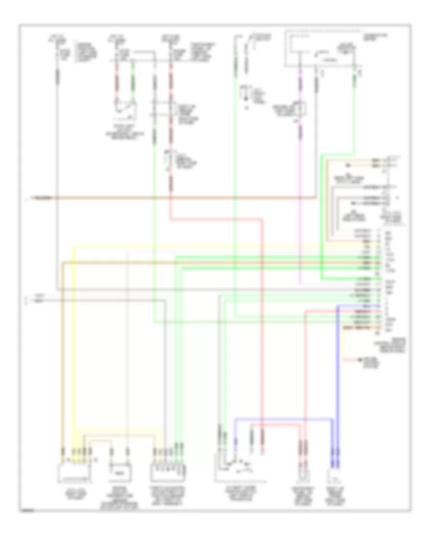 AT Wiring Diagram, 2WD (2 of 2) for Toyota Matrix 2005