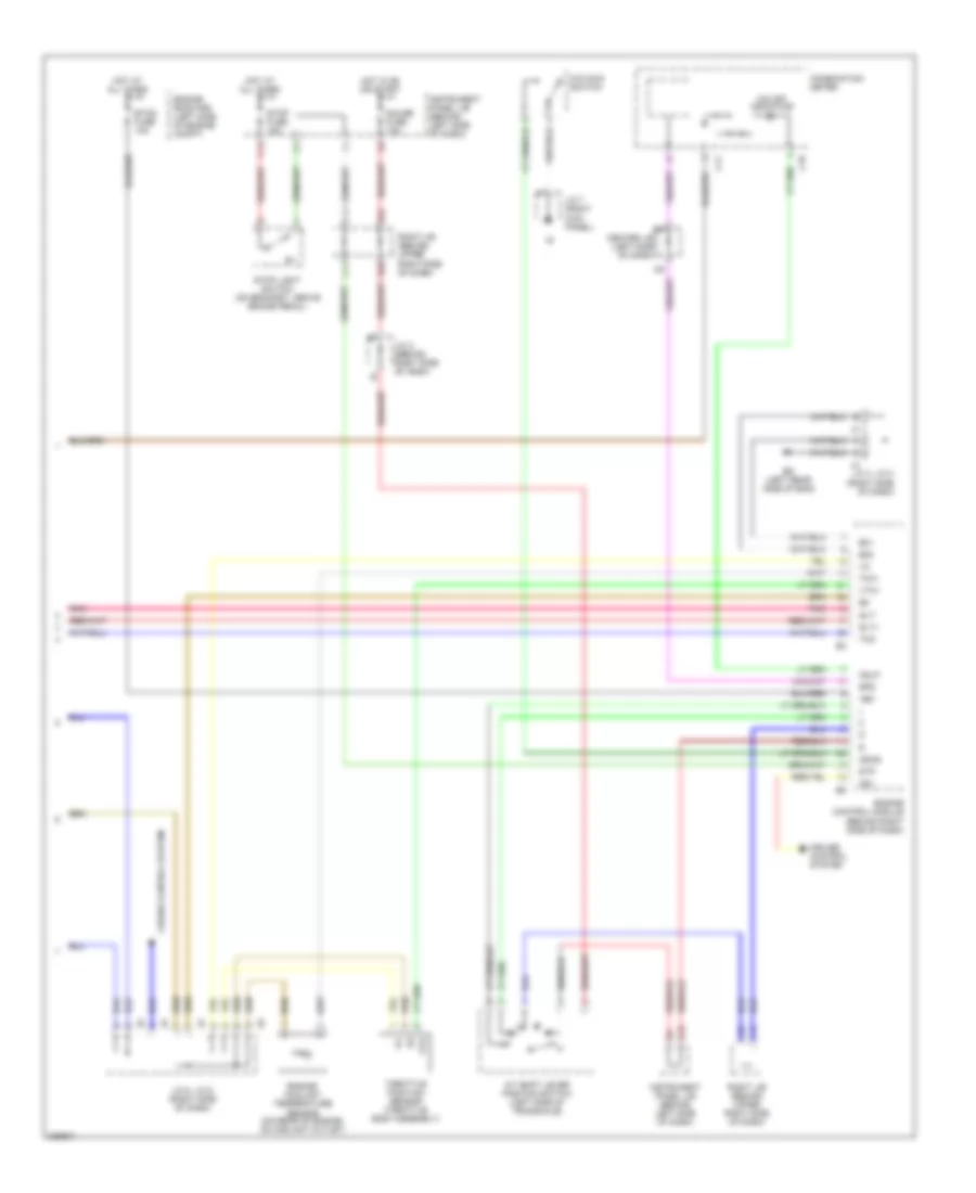 A T Wiring Diagram 4WD 2 of 2 for Toyota Matrix 2005