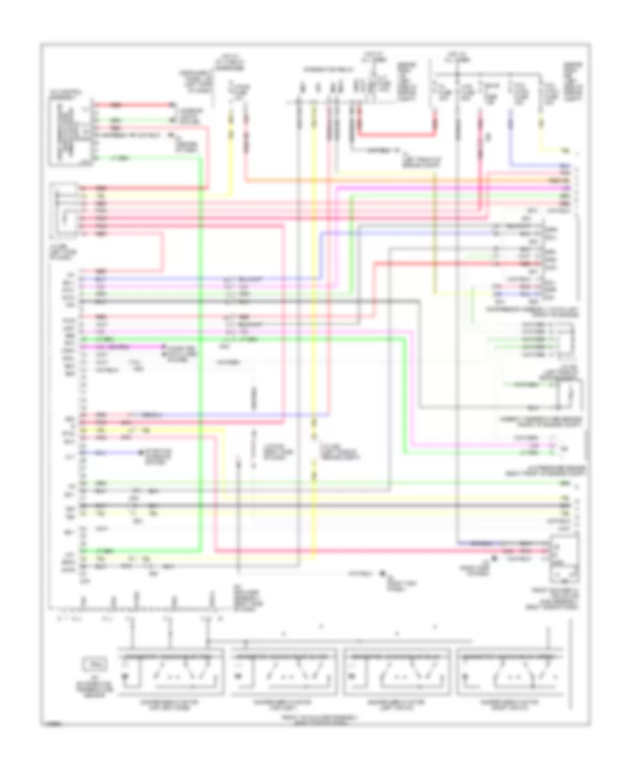 AC Wiring Diagram (1 of 2) for Toyota Sienna 2011