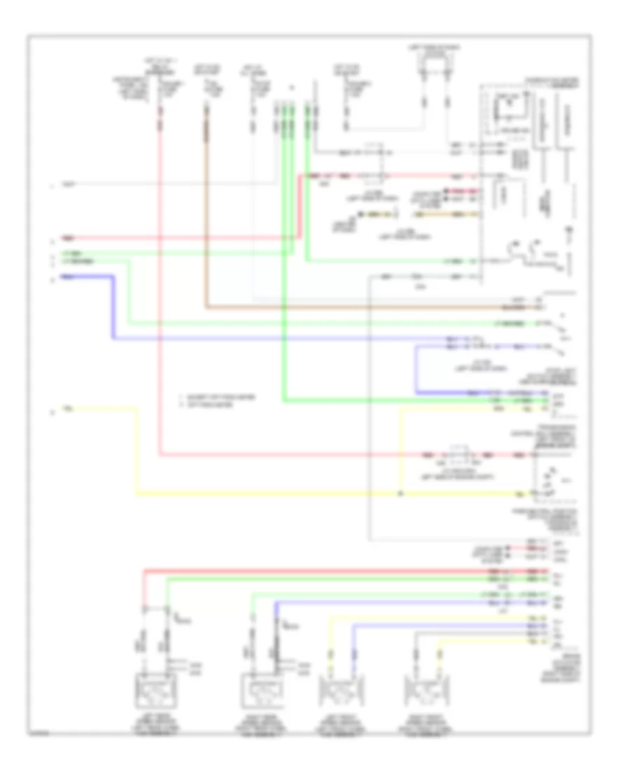 2.7L, Cruise Control Wiring Diagram (2 of 2) for Toyota Sienna 2011
