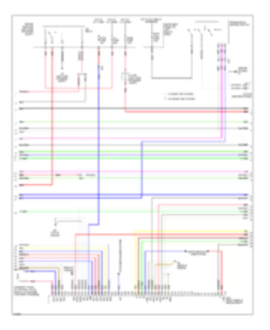 3.5L, Engine Performance Wiring Diagram (3 of 6) for Toyota Sienna 2011