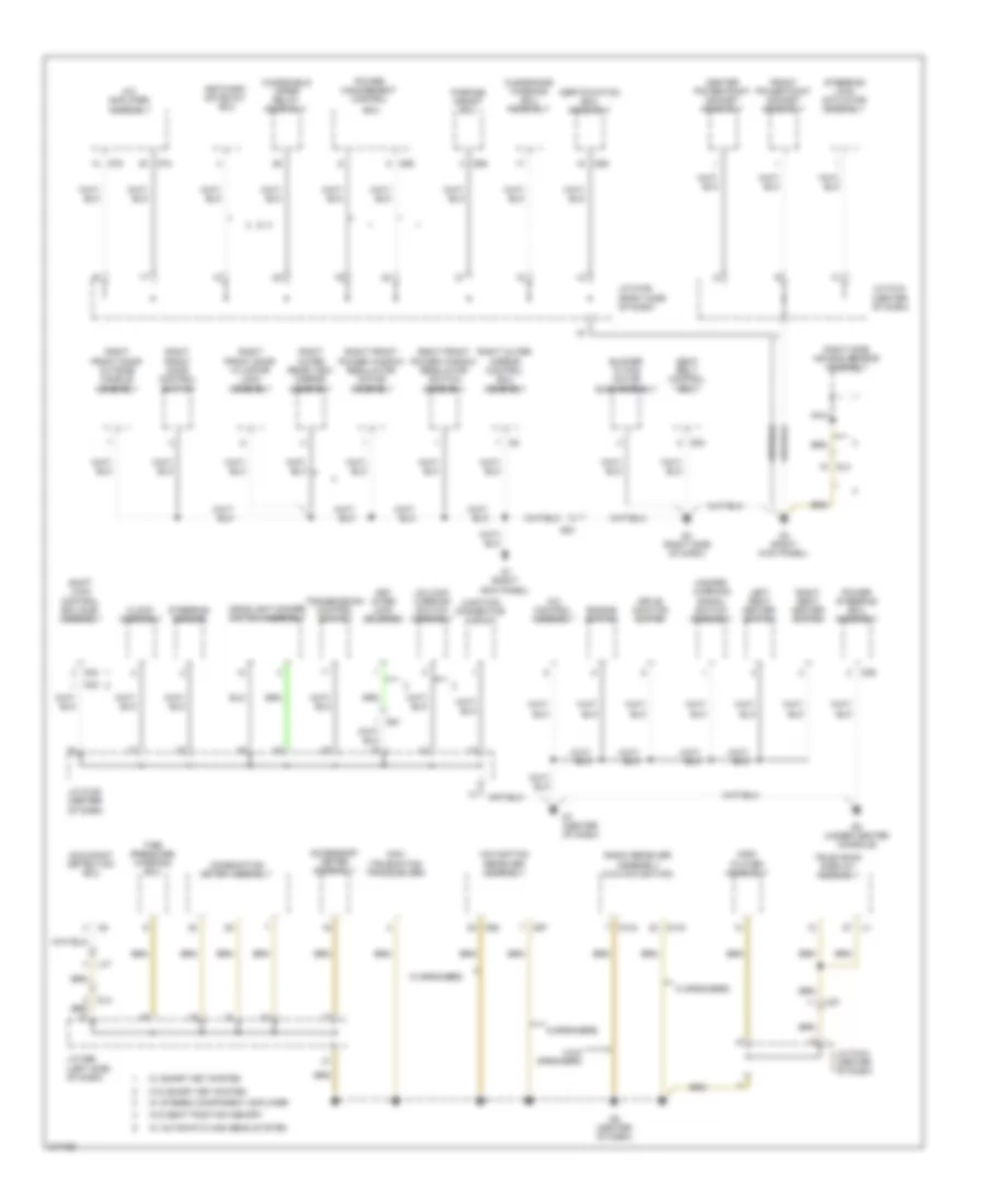 Ground Distribution Wiring Diagram (4 of 6) for Toyota Sienna 2011