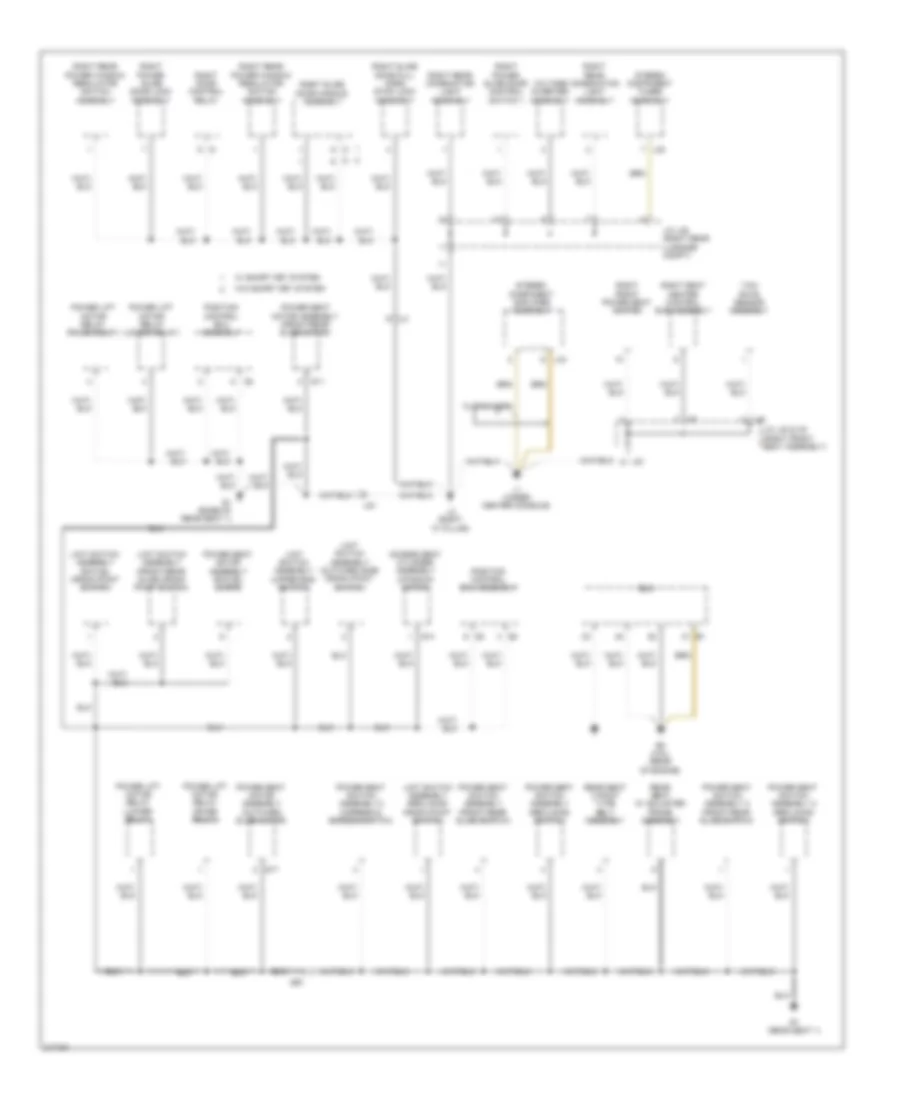 Ground Distribution Wiring Diagram (5 of 6) for Toyota Sienna 2011
