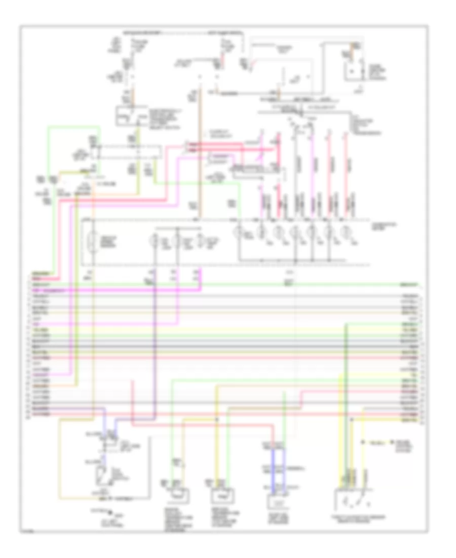 3.4L, Engine Performance Wiring Diagrams, AT (2 of 3) for Toyota Tacoma SR5 1995