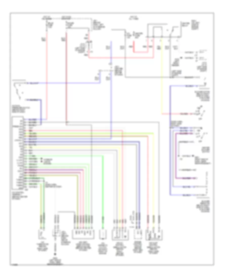 Manual AC Wiring Diagram for Toyota Tacoma 2001