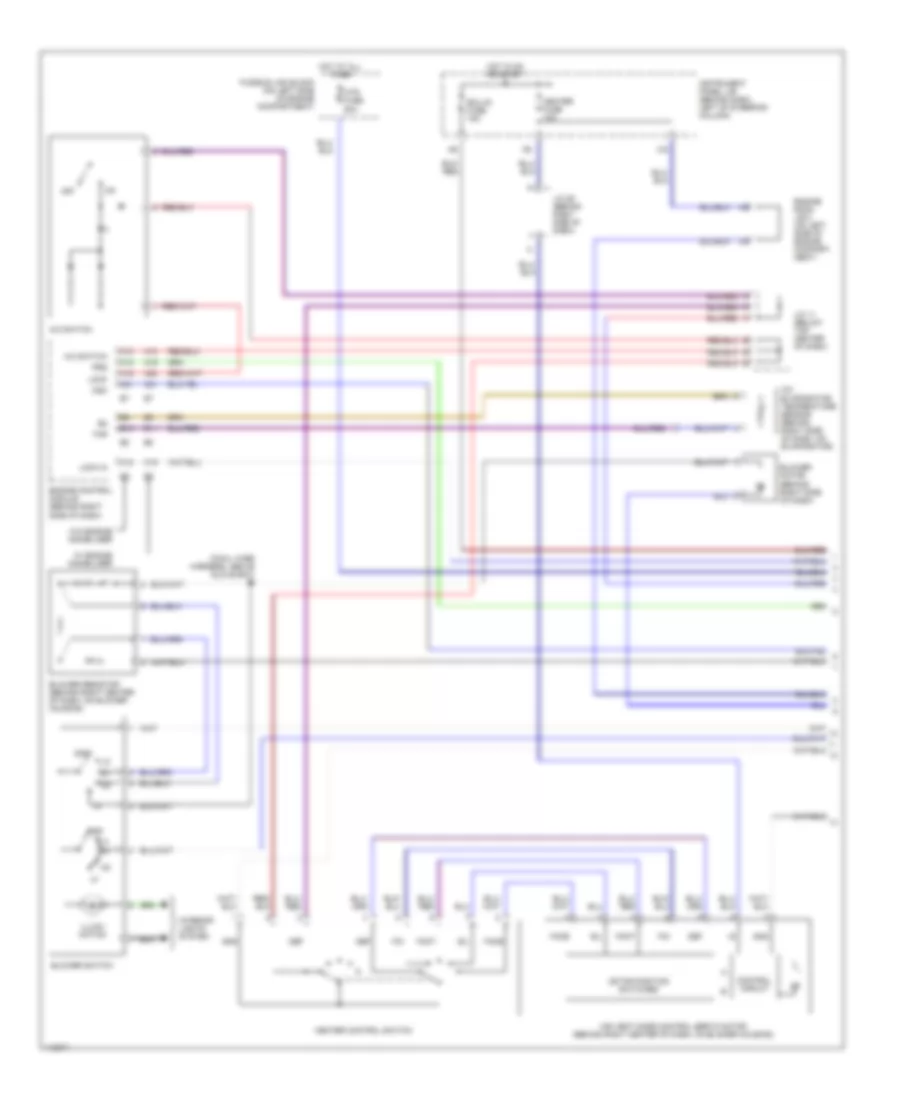 2 2L Manual A C Wiring Diagram 1 of 2 for Toyota Camry Solara SE 1999