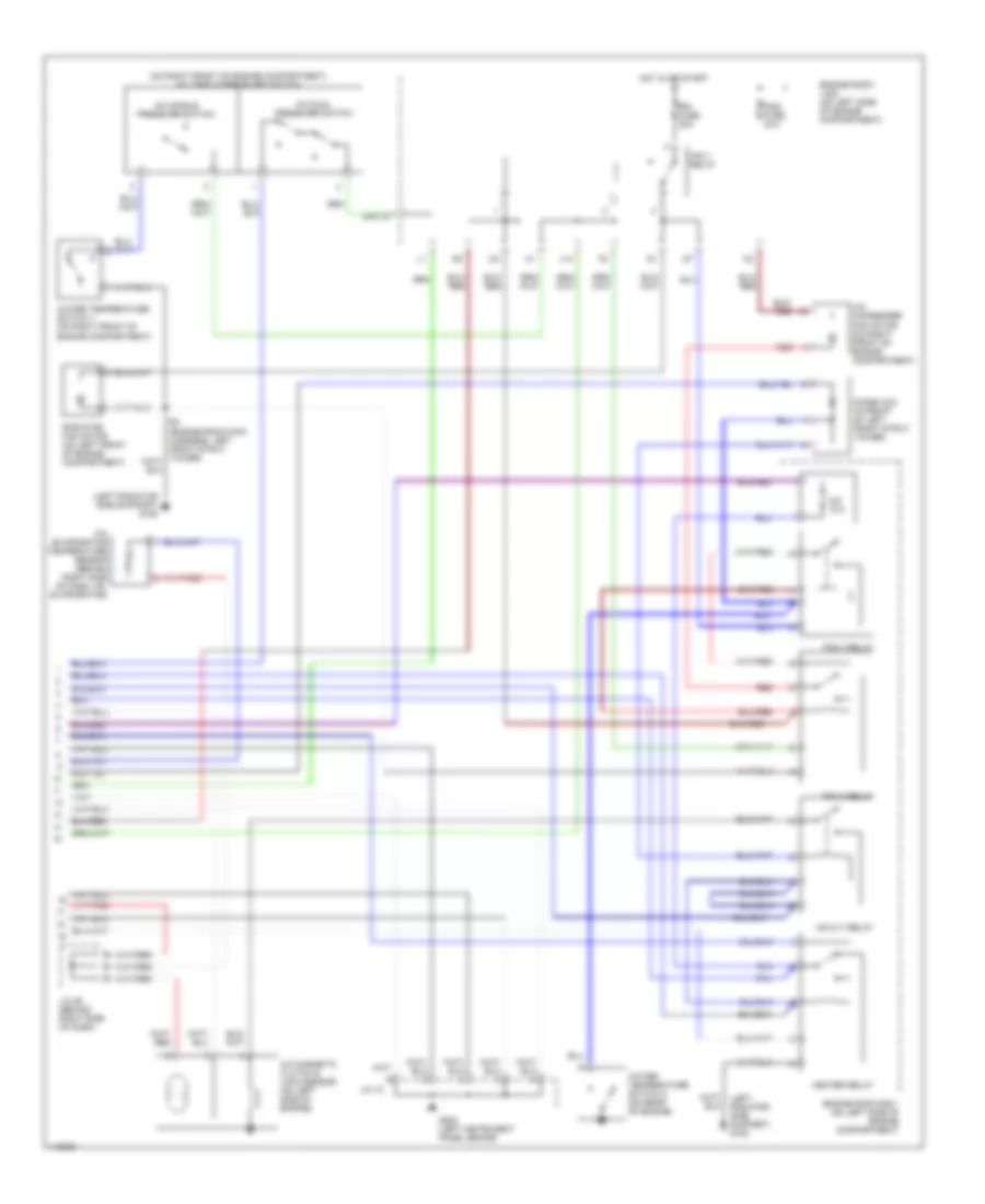 3.0L, Manual AC Wiring Diagram (2 of 2) for Toyota Camry Solara SE 1999