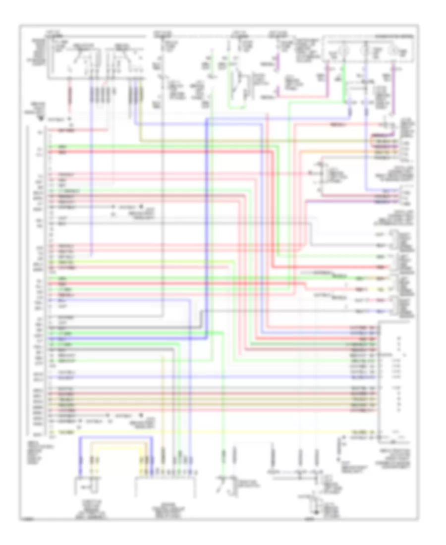 Anti lock Brake Wiring Diagrams with Traction Control for Toyota Camry Solara SE 1999