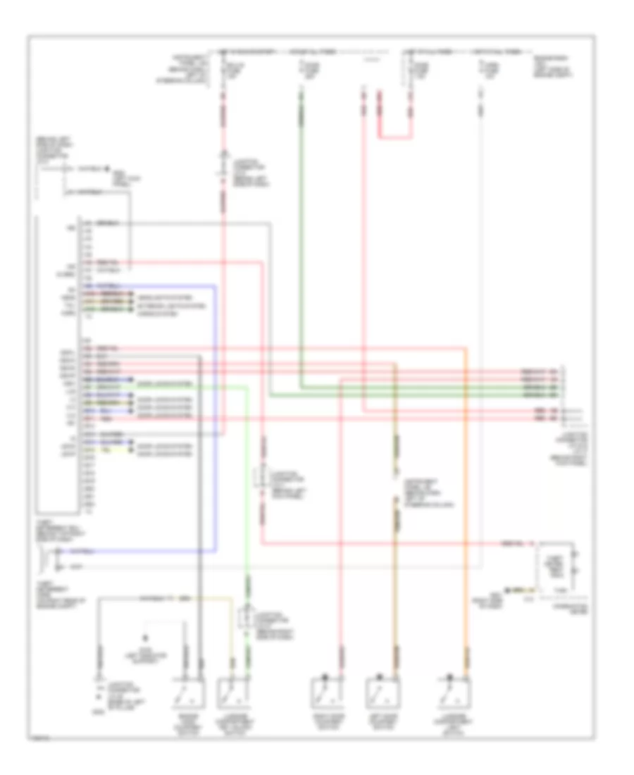 Forced Entry Wiring Diagram for Toyota Camry Solara SE 1999