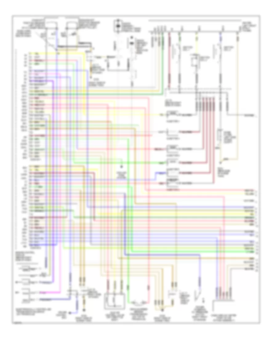 3.0L, Engine Performance Wiring Diagrams, California (1 of 4) for Toyota Camry Solara SE 1999