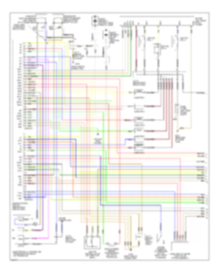 3 0L Engine Performance Wiring Diagrams Except California 1 of 4 for Toyota Camry Solara SE 1999