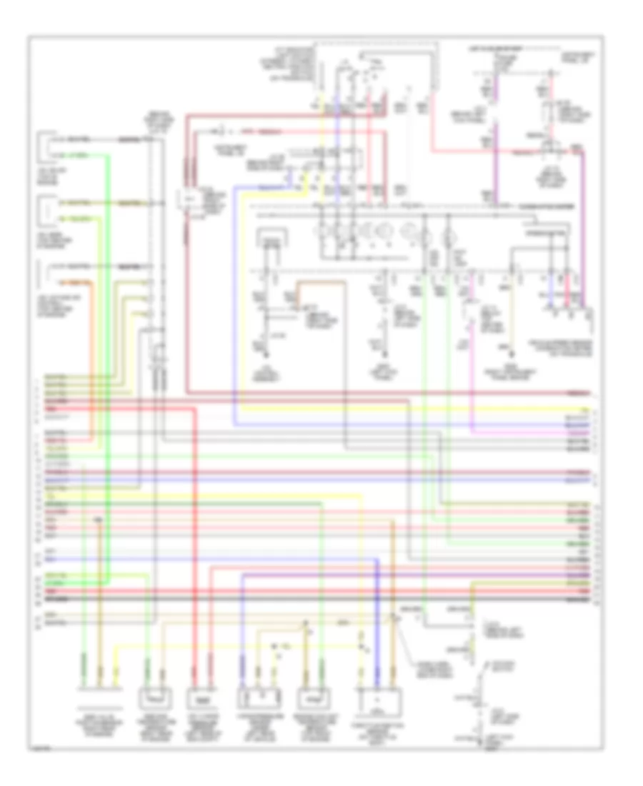 3.0L, Engine Performance Wiring Diagrams, Except California (3 of 4) for Toyota Camry Solara SE 1999