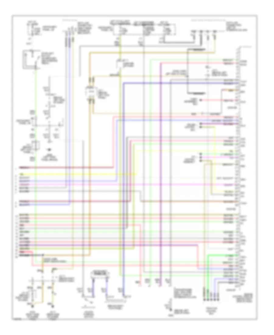 3.0L, Engine Performance Wiring Diagrams, Except California (4 of 4) for Toyota Camry Solara SE 1999