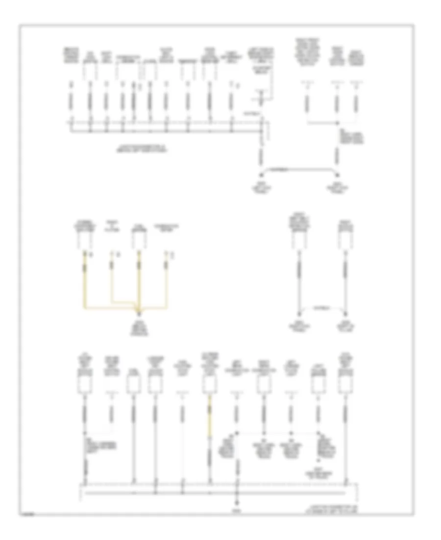 Ground Distribution Wiring Diagram 3 of 3 for Toyota Camry Solara SE 1999