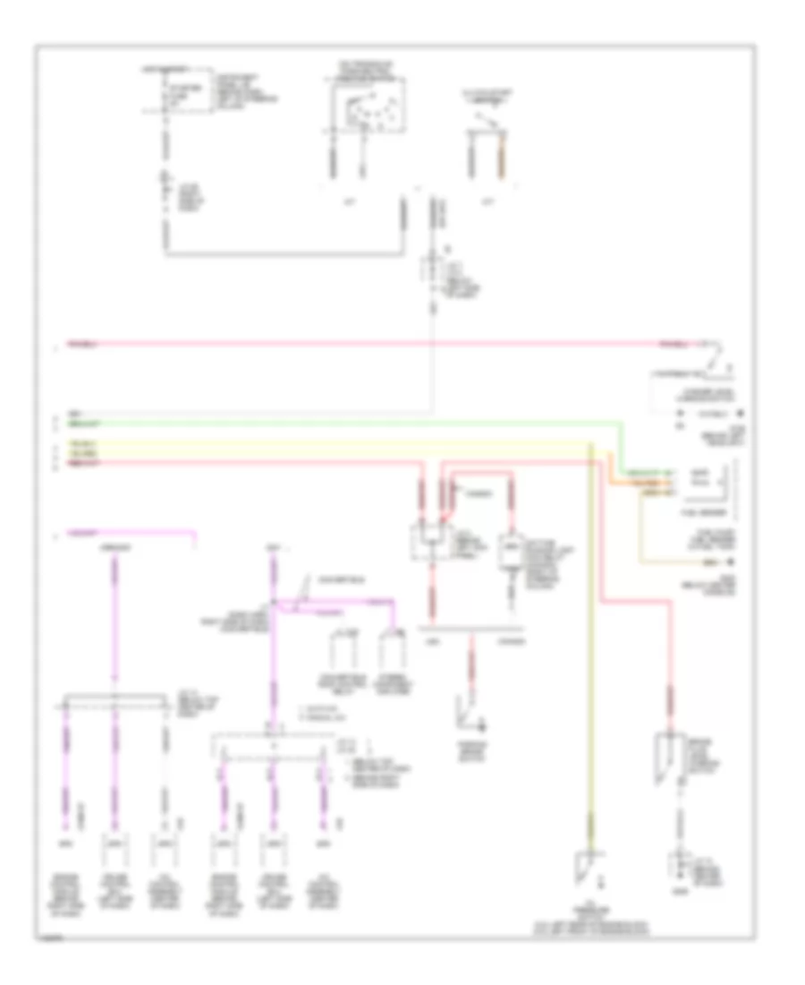 Instrument Cluster Wiring Diagram 2 of 2 for Toyota Camry Solara SE 1999