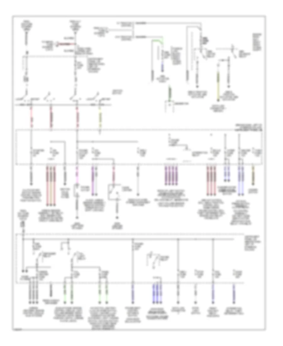 Power Distribution Wiring Diagram (2 of 2) for Toyota Camry Solara SE 1999