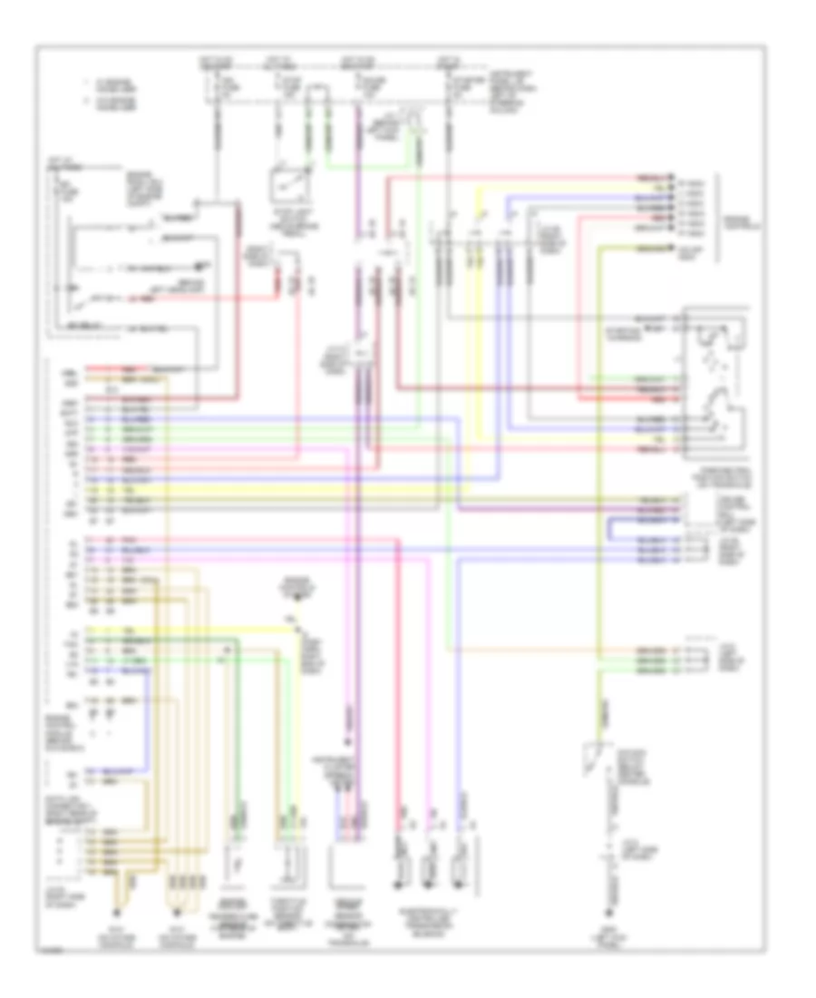 2 2L A T Wiring Diagram for Toyota Camry Solara SE 1999