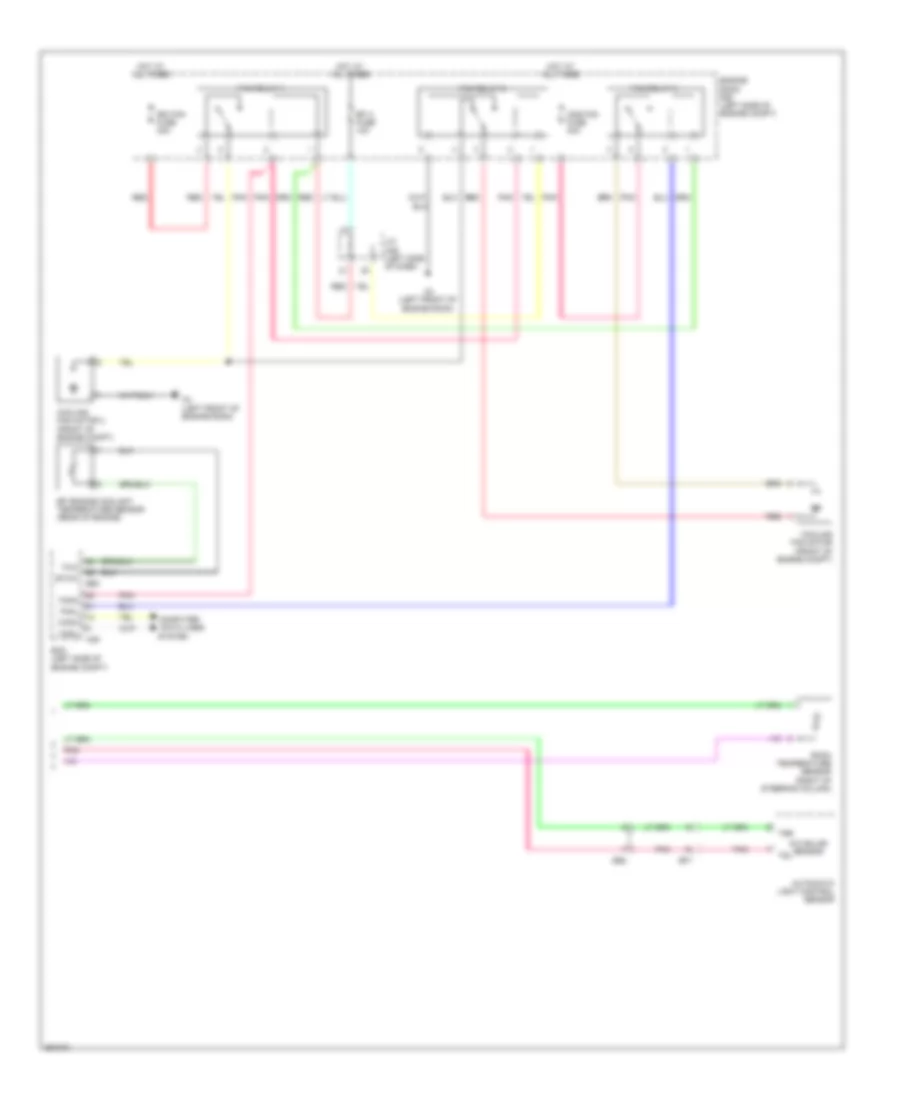 2.7L, Automatic AC Wiring Diagram (2 of 2) for Toyota Venza LE 2013