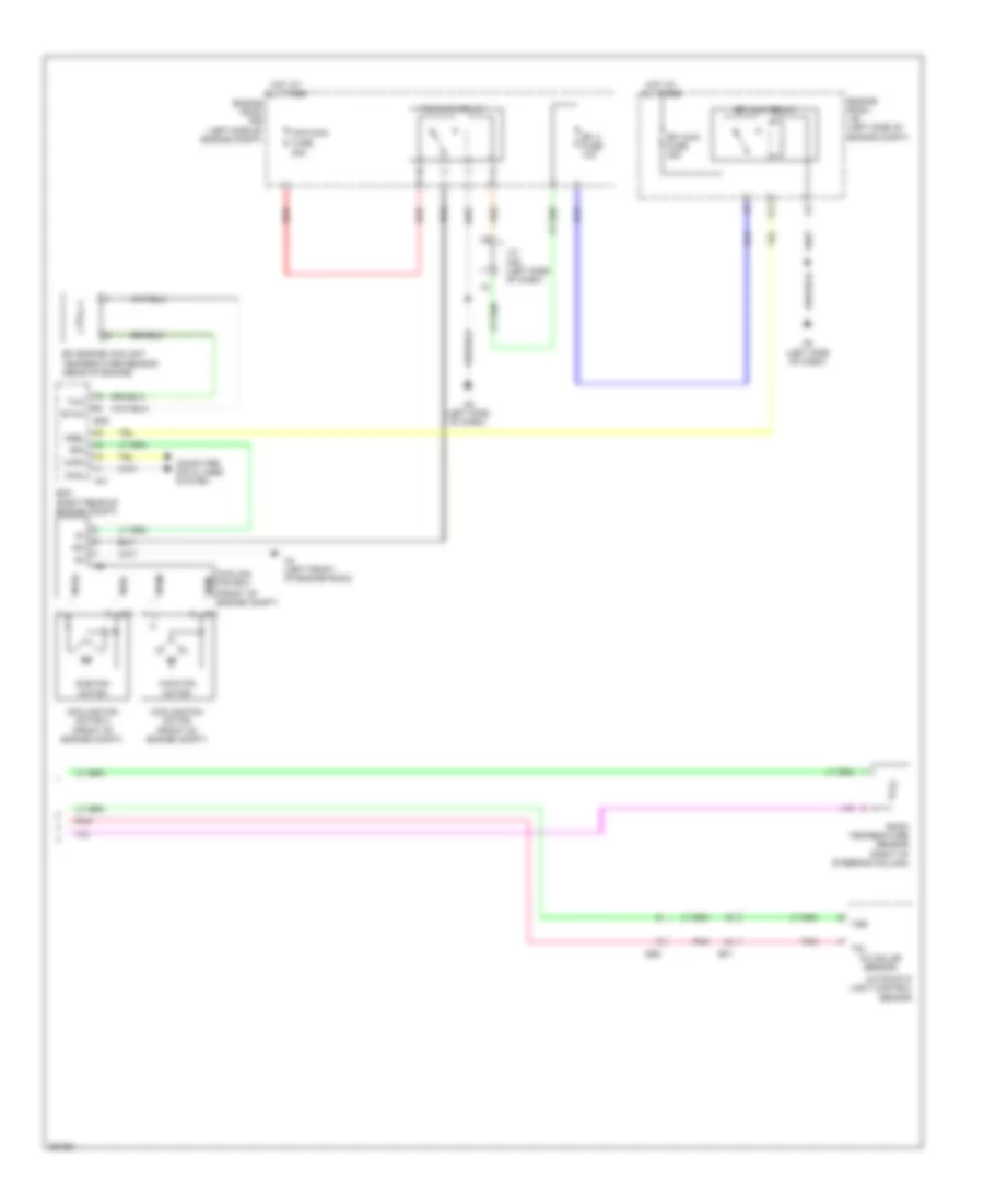 3 5L Automatic A C Wiring Diagram 2 of 2 for Toyota Venza LE 2013