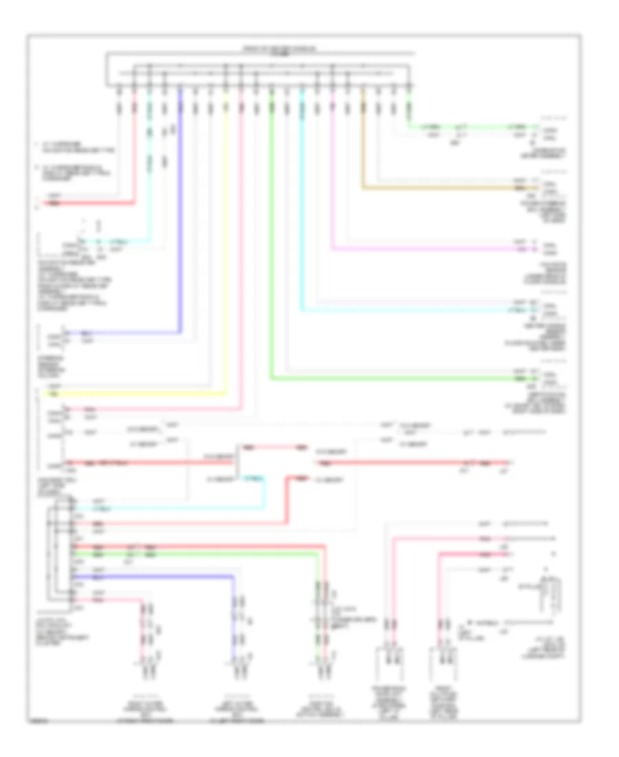 Computer Data Lines Wiring Diagram 2 of 2 for Toyota Venza LE 2013
