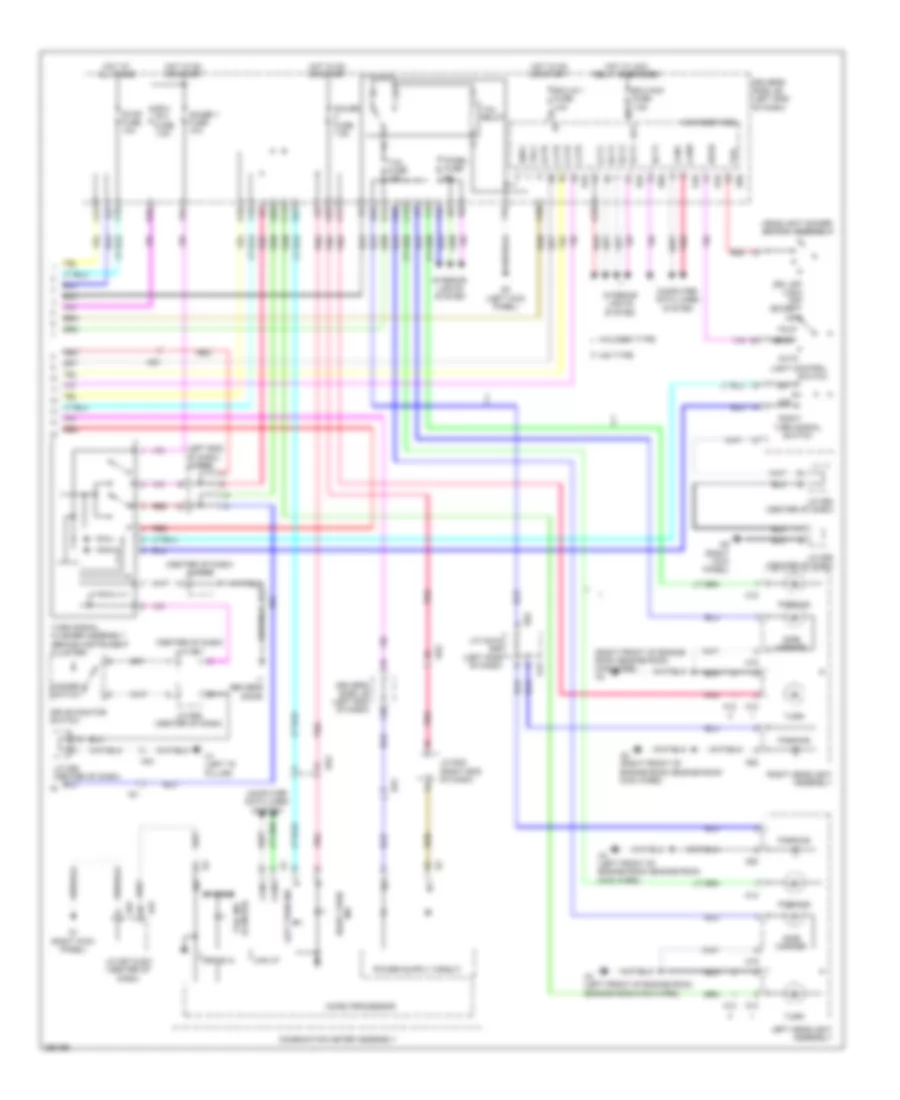 Exterior Lamps Wiring Diagram (2 of 2) for Toyota Venza LE 2013