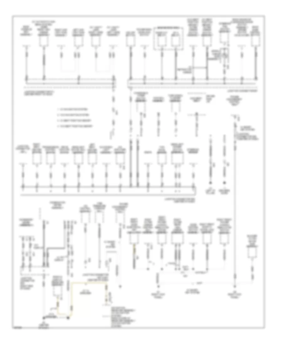Ground Distribution Wiring Diagram (4 of 4) for Toyota Venza LE 2013