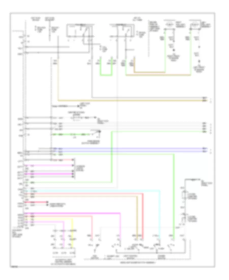 Headlamps Wiring Diagram (1 of 3) for Toyota Venza LE 2013