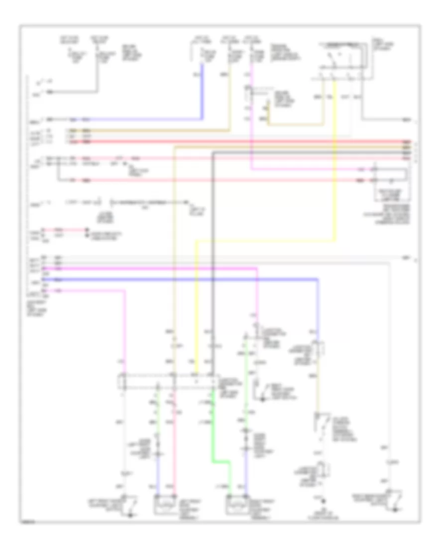 Courtesy Lamps Wiring Diagram 1 of 2 for Toyota Venza LE 2013